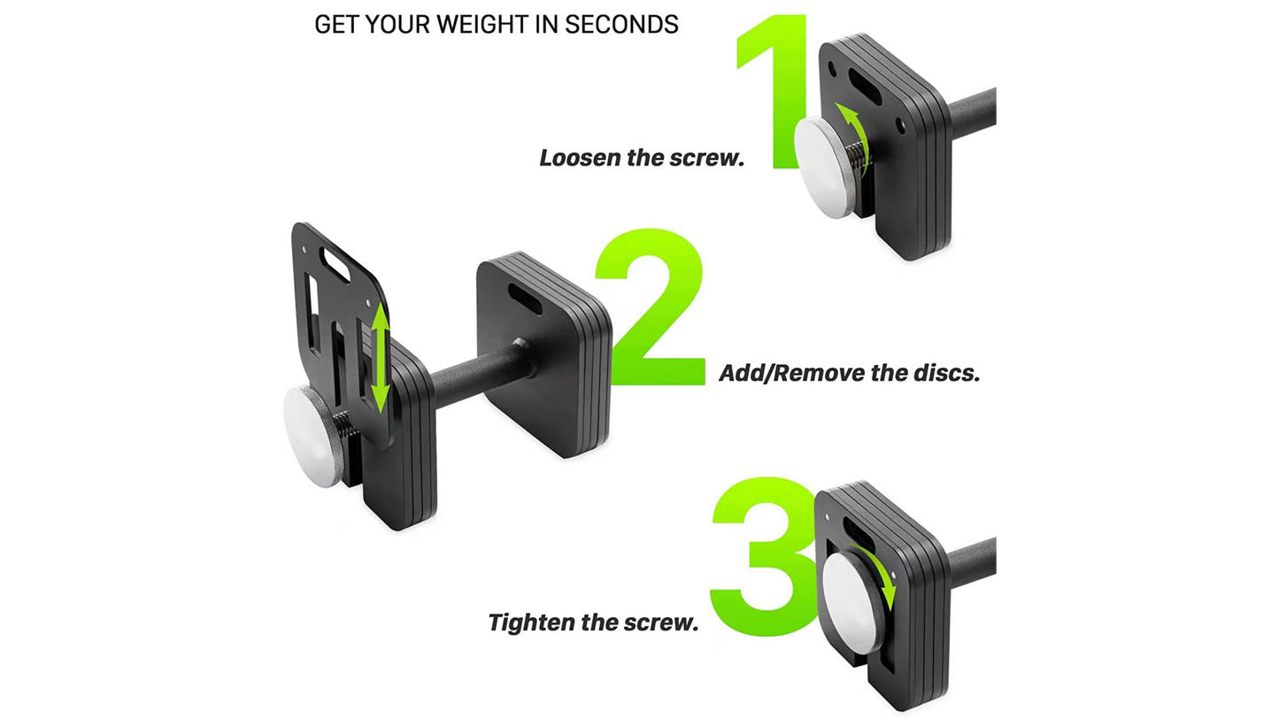 PowerBells 36 Forge – Adjustable Dumbbells| Slam-Resistance | 2kg Increment | Pair PowerBells