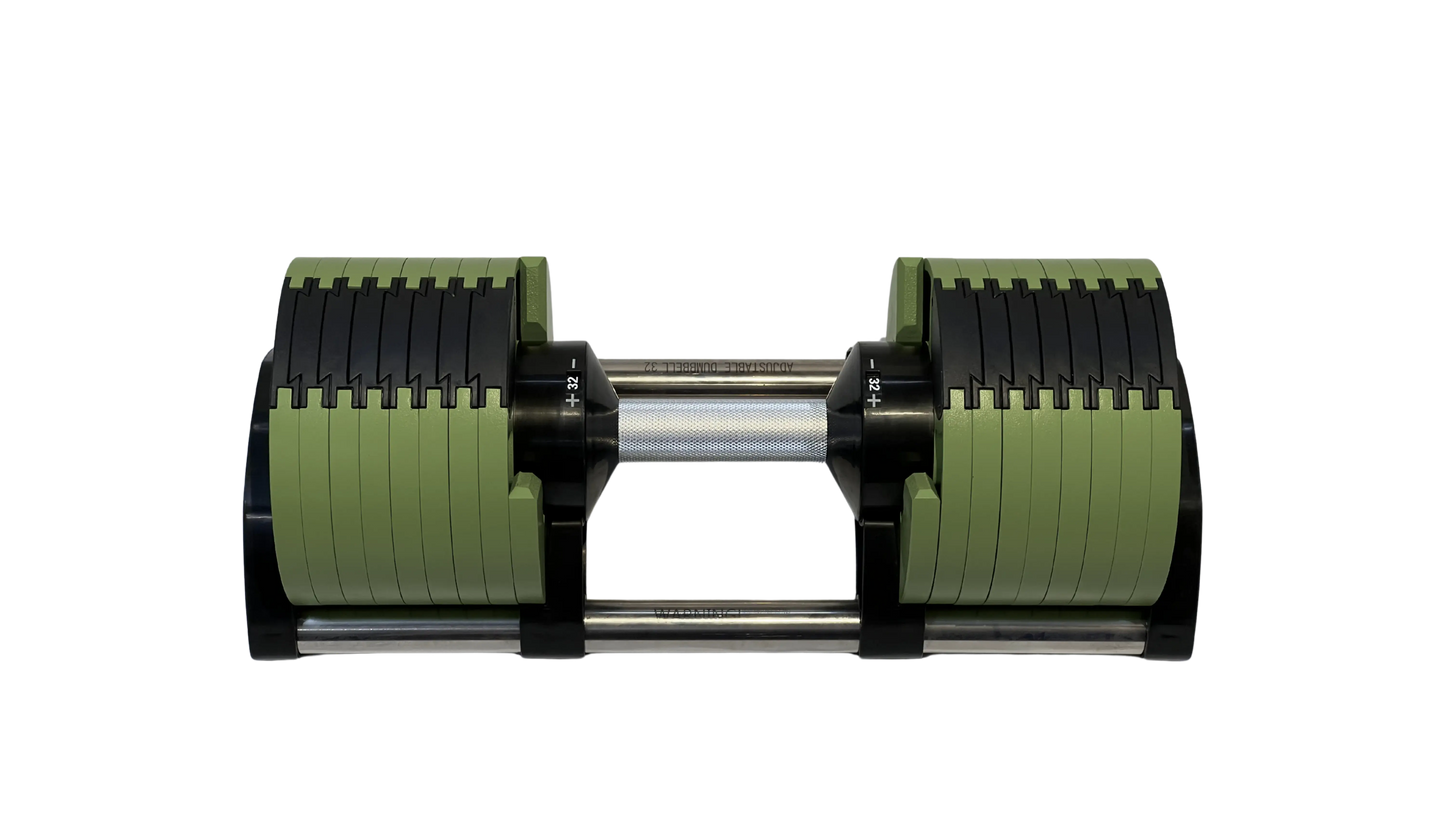 PowerBells 32 Pro – Adjustable Dumbbells | 2kg Increments | Pair PowerBells