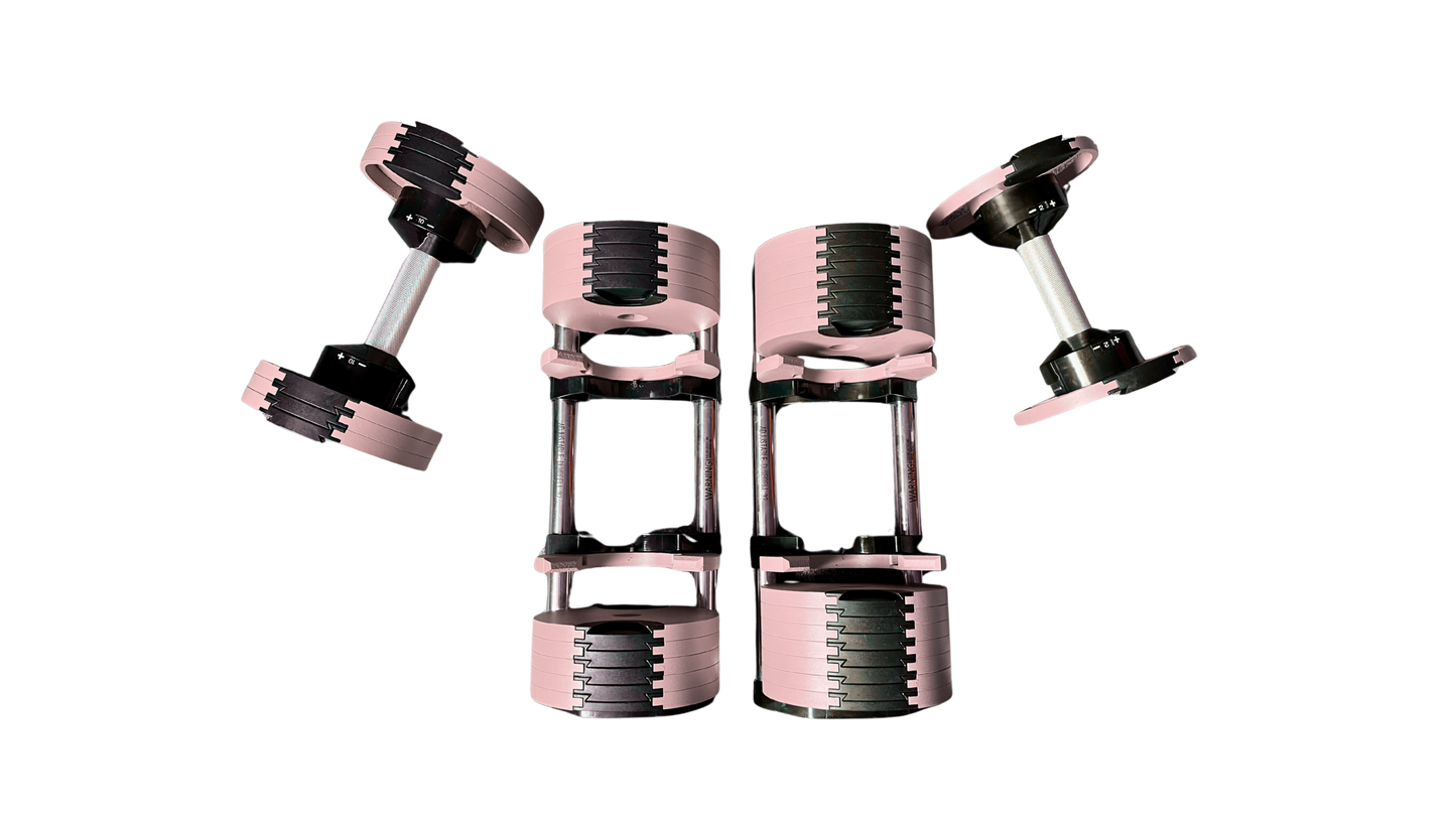 PowerBells 32 Pro – Steel Adjustable Dumbbells | 2kg Increments
