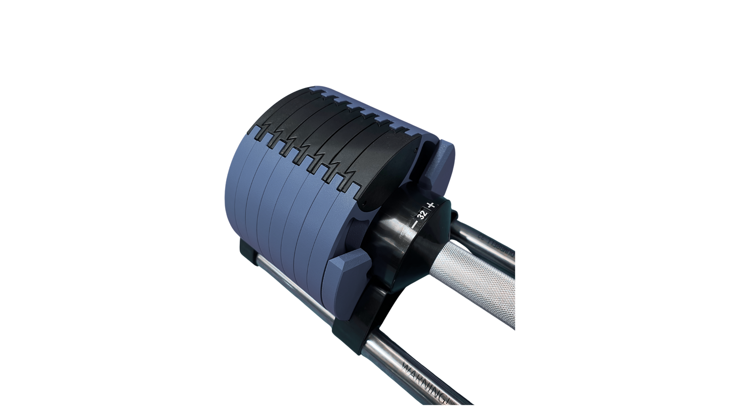 PowerBells 32 Pro – Steel Adjustable Dumbbells | 2kg Increments