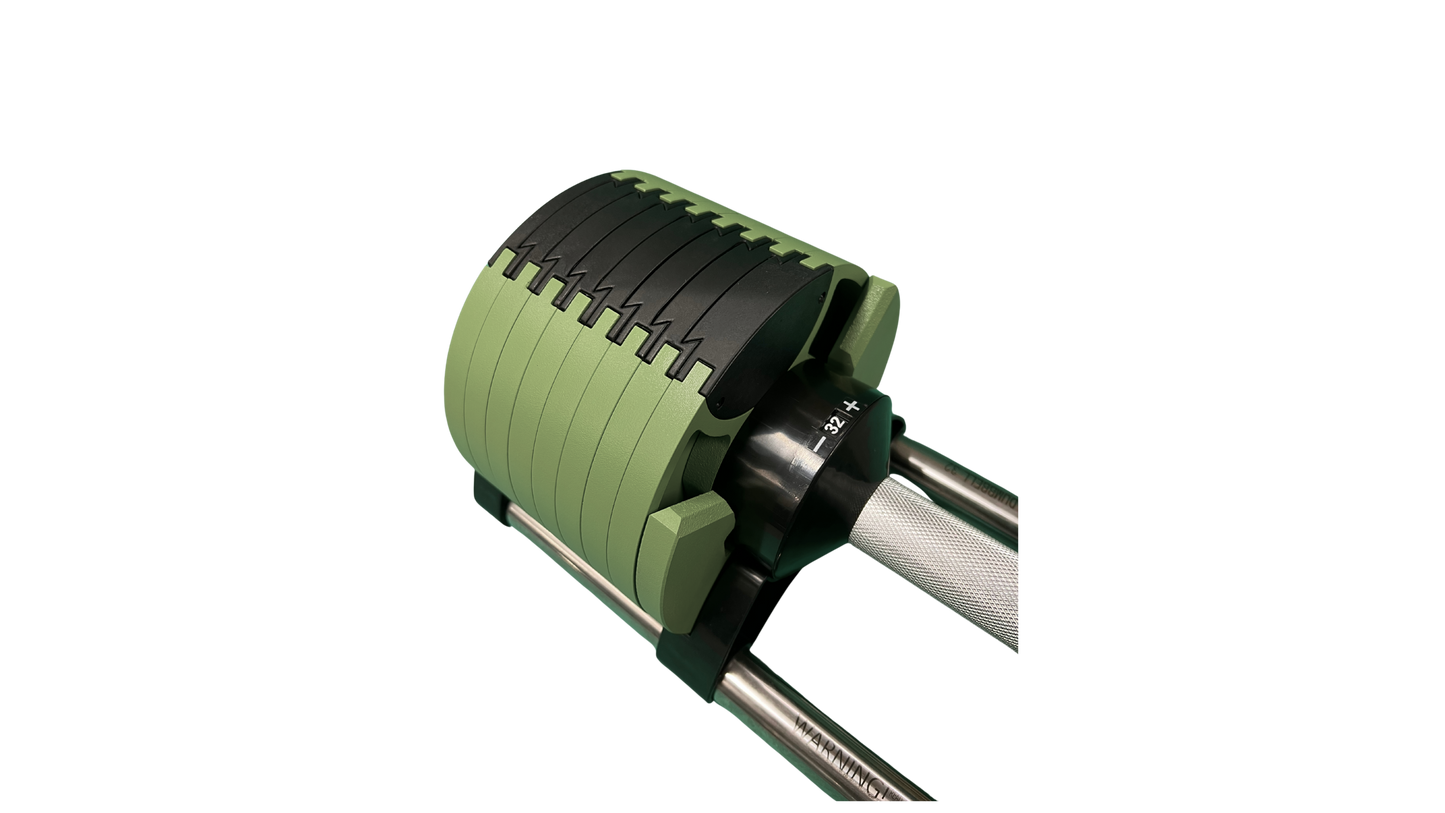 PowerBells 32 Pro – Steel Adjustable Dumbbells | 2kg Increments
