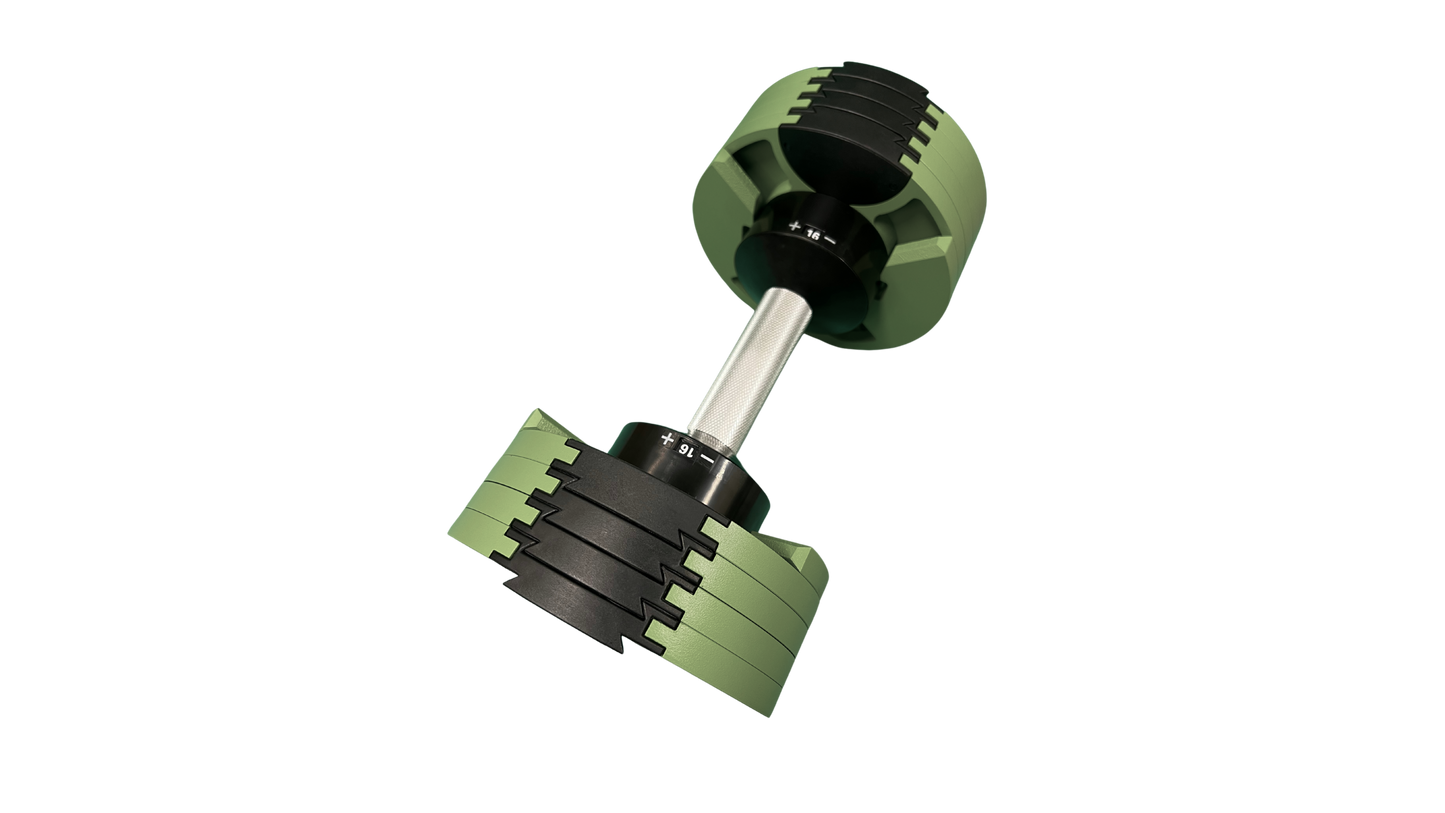 PowerBells 32 Pro – Steel Adjustable Dumbbells | 2kg Increments