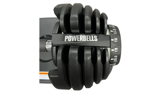 PowerBells 24 – Adjustable Dumbbells | 1-2kg Increments | Pair PowerBells