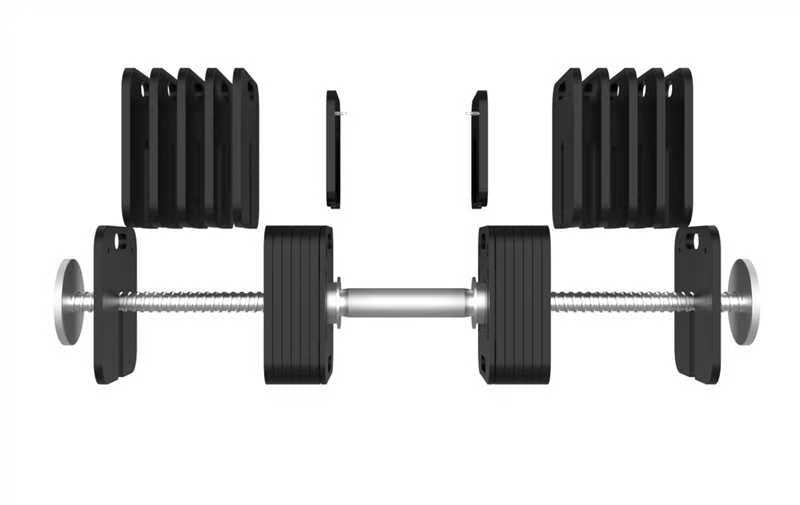 PowerBells 45 Forge Generation 2 – Adjustable Dumbbells | Slam-Resistance | 1kg Increment | Pair