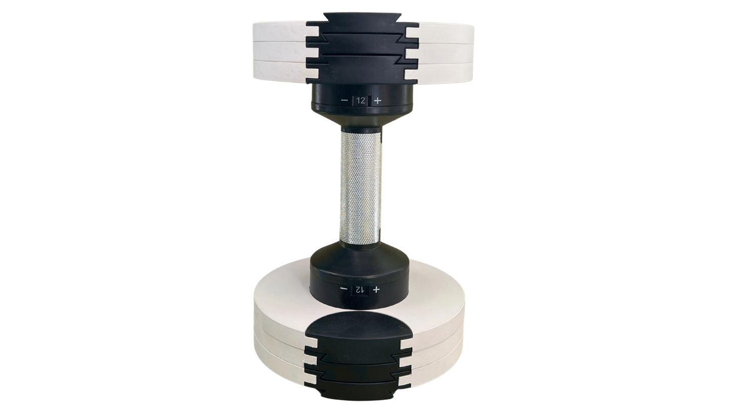 PowerBells 24 Pro – Adjustable Dumbbells | 4kg Increments | Pair PowerBells
