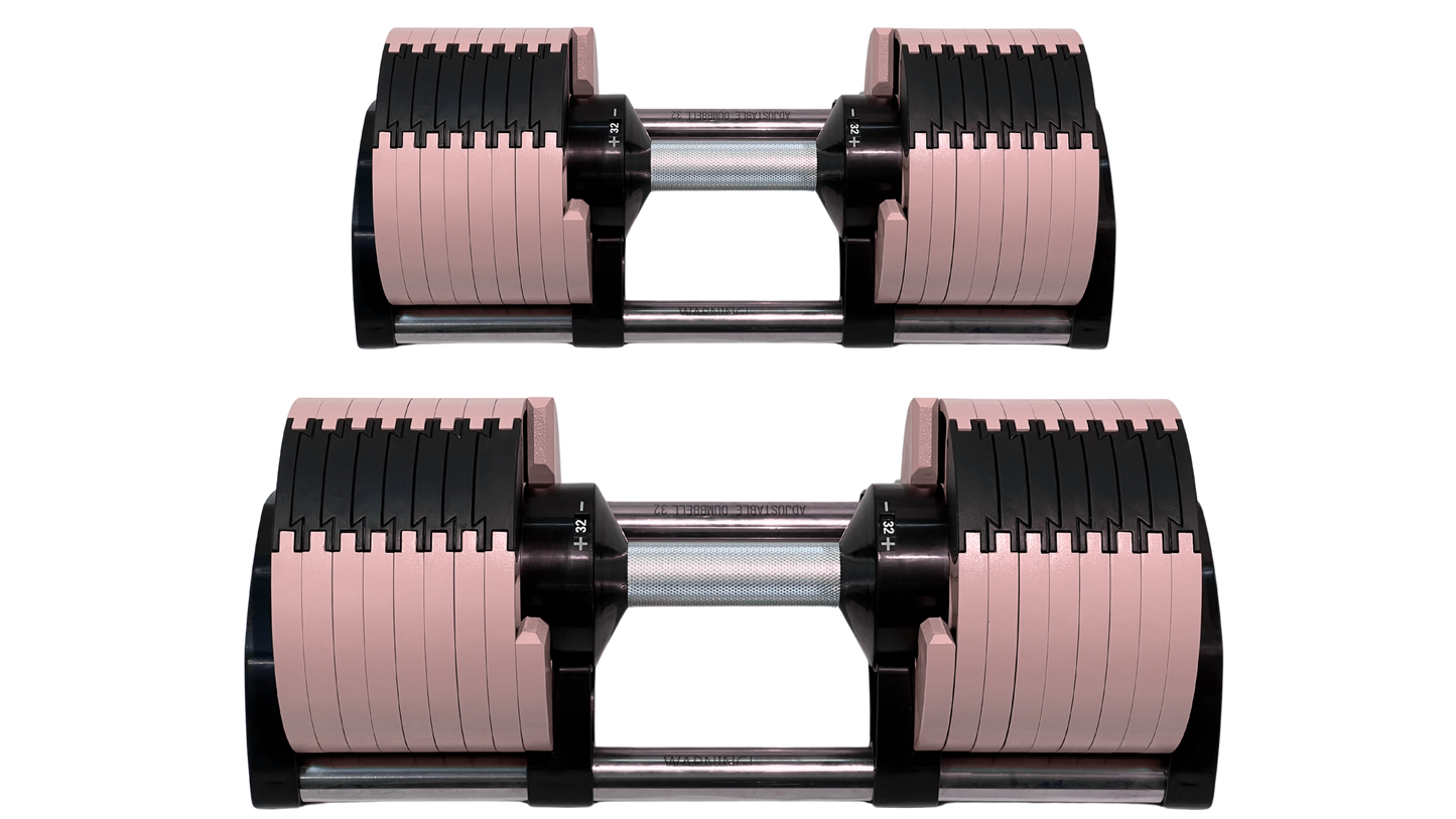 PowerBells 32 Pro – Adjustable Dumbbells | 2kg Increments | Pair PowerBells