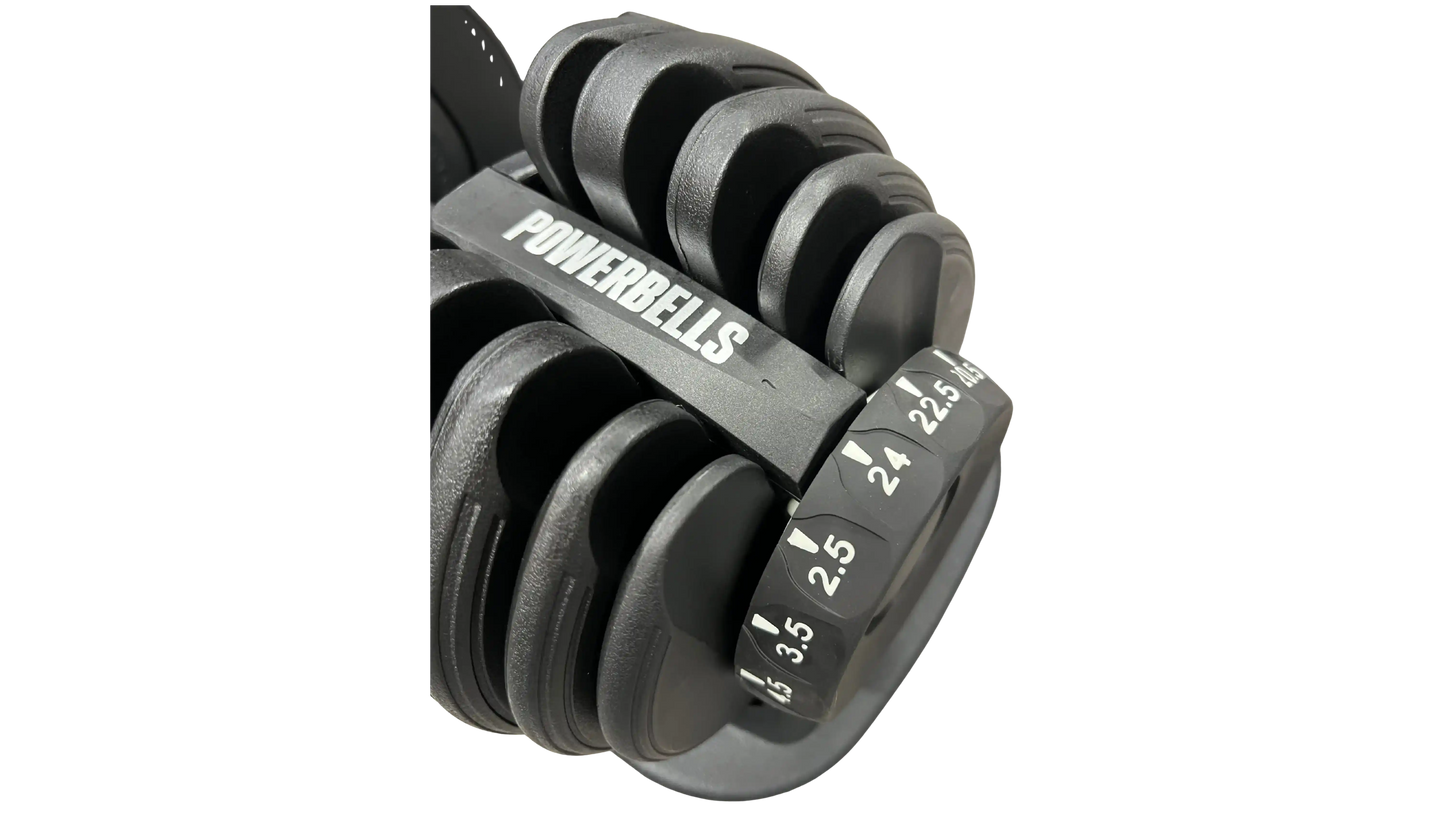 PowerBells 24 – Adjustable Dumbbells | 1-2kg Increments | Pair PowerBells