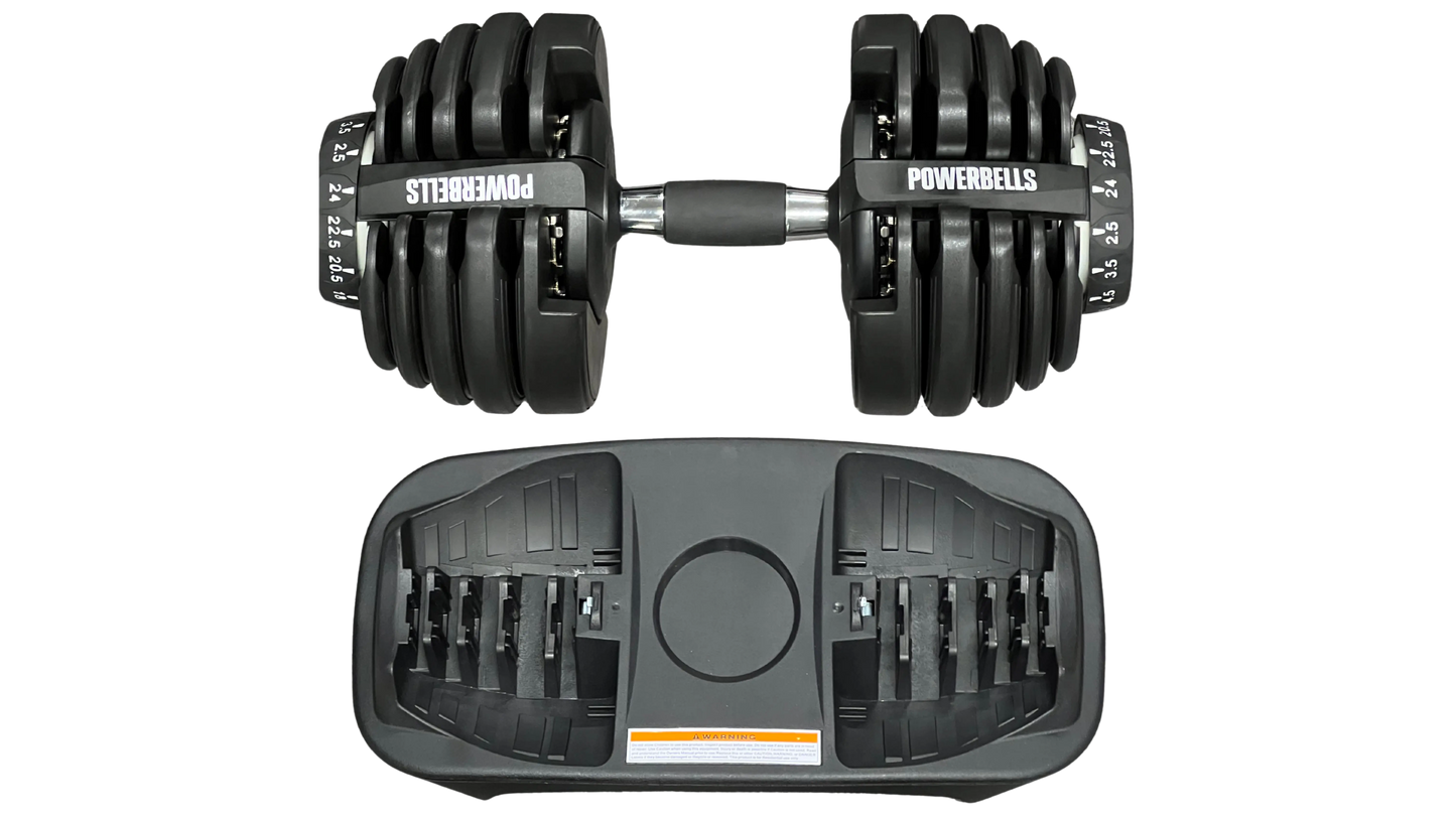 PowerBells 24 – Adjustable Dumbbells | 1-2kg Increments | Pair PowerBells