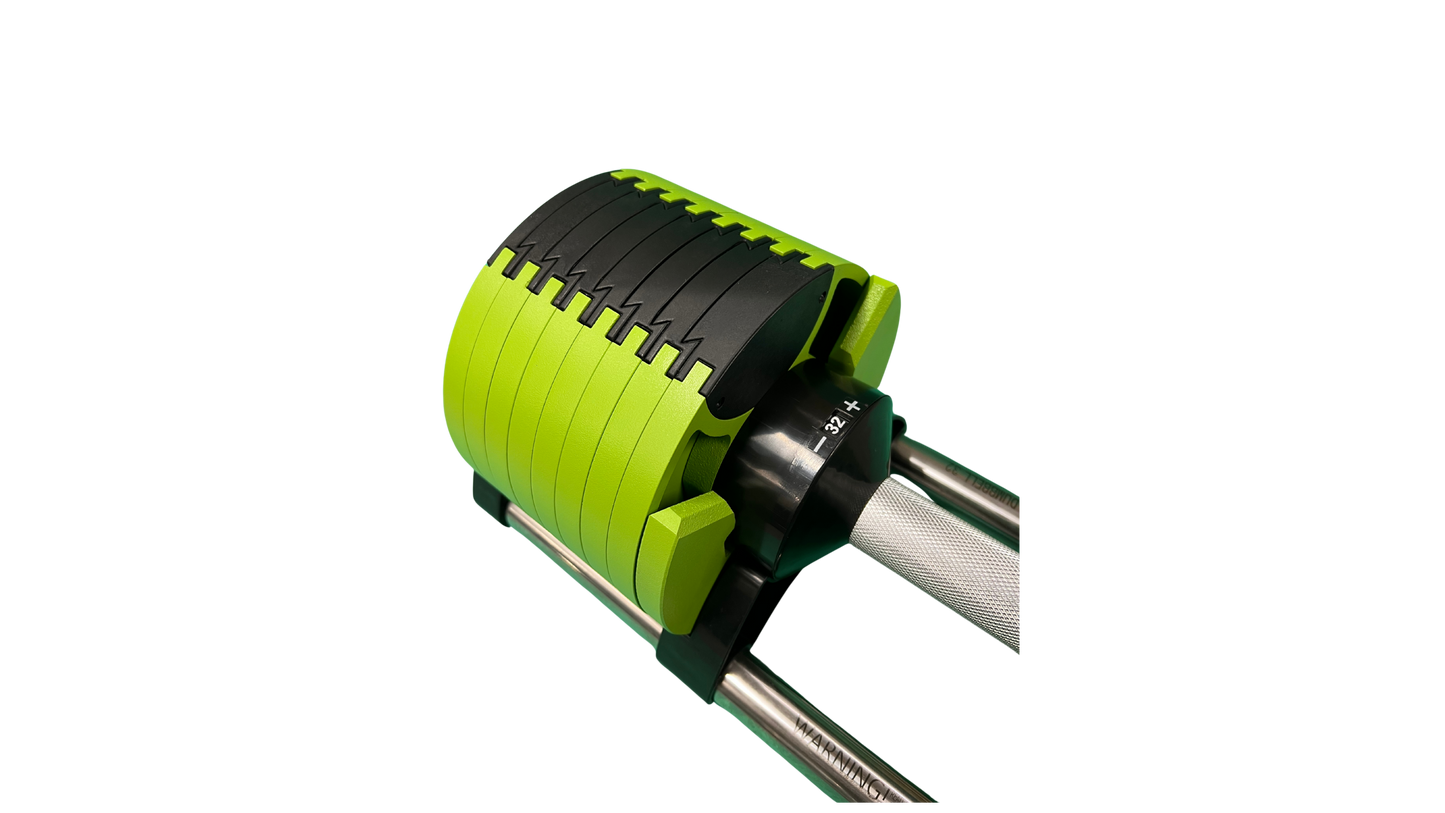 PowerBells 32 Pro – Steel Adjustable Dumbbells | 2kg Increments