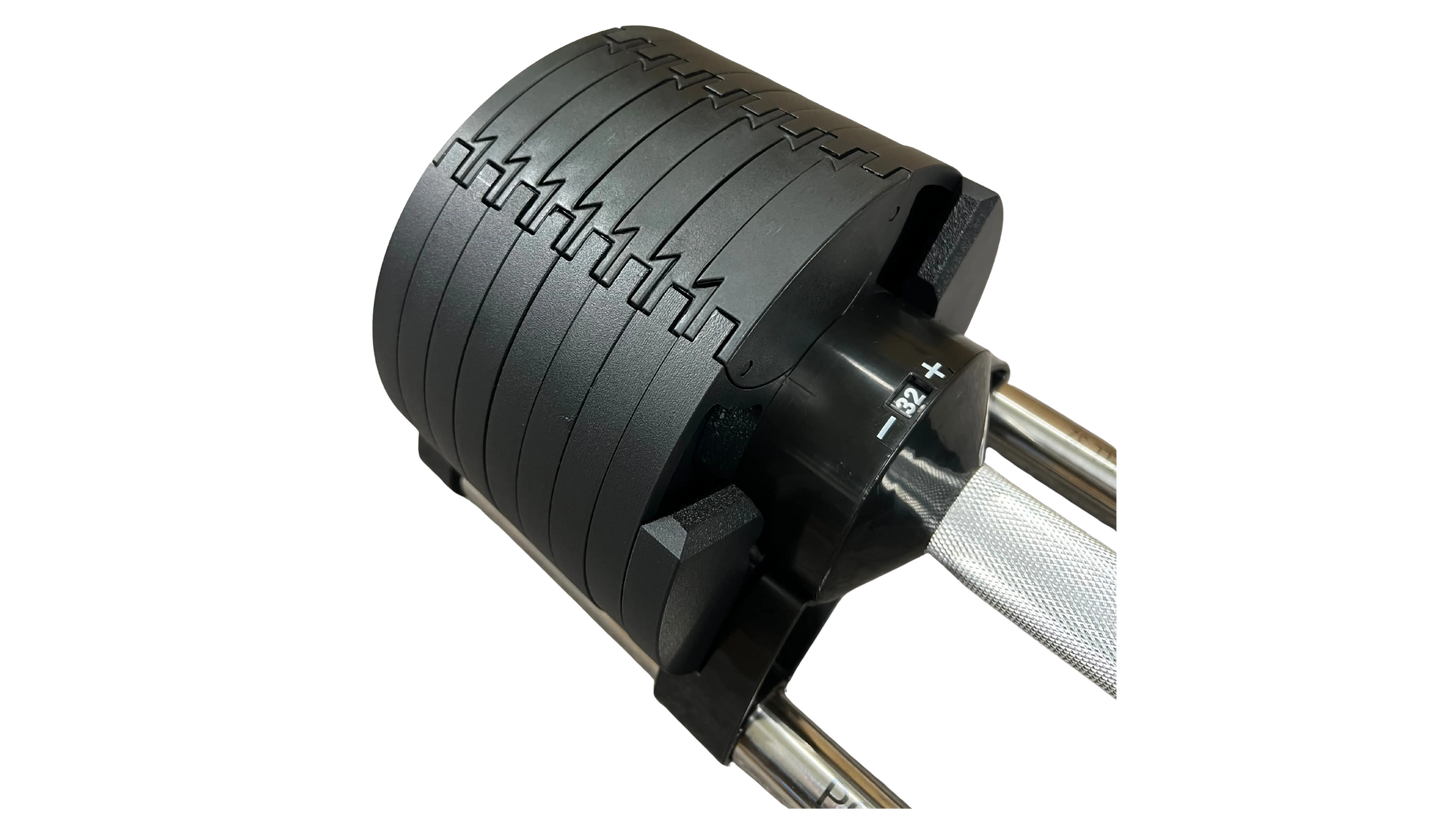 PowerBells 32 Pro – Adjustable Dumbbells | 2kg Increments | Pair PowerBells
