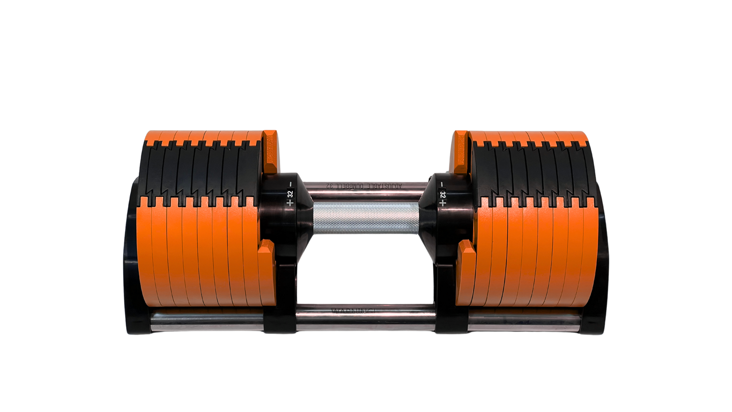 PowerBells 32 Pro – Steel Adjustable Dumbbells | 2kg Increments