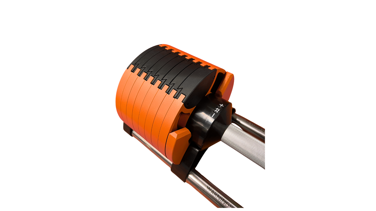 PowerBells 32 Pro – Steel Adjustable Dumbbells | 2kg Increments