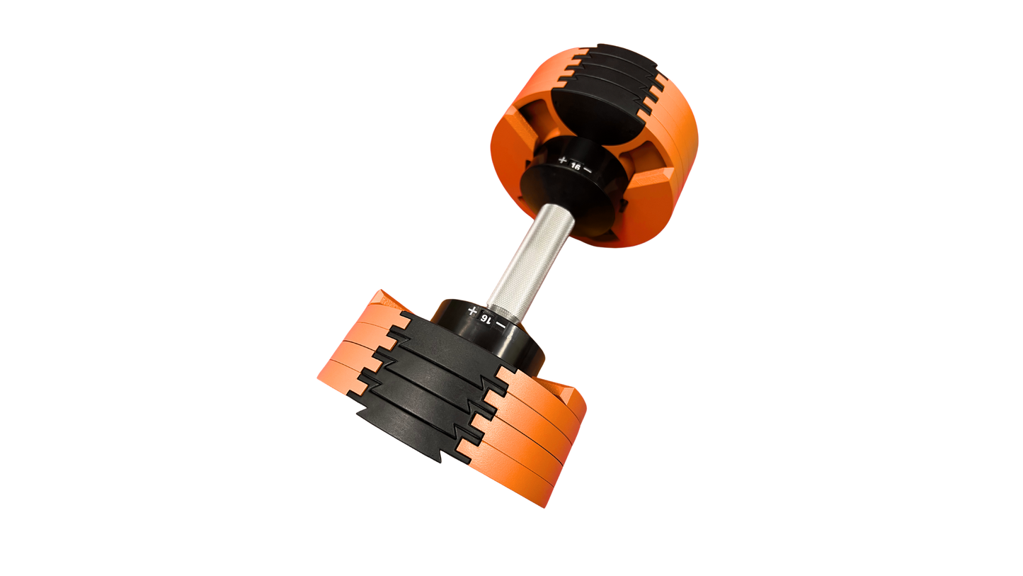 PowerBells 32 Pro – Steel Adjustable Dumbbells | 2kg Increments