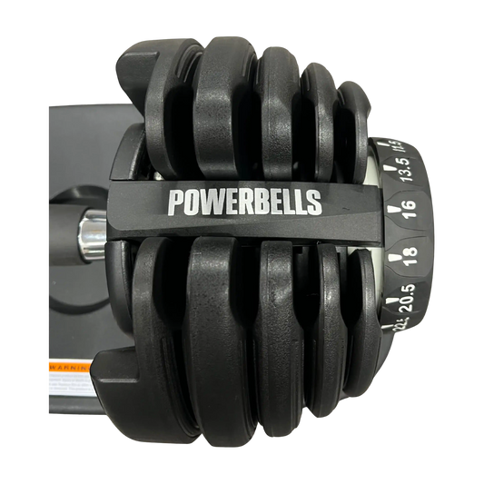 PowerBells 24 adjustable dumbbells 1-2kg increments