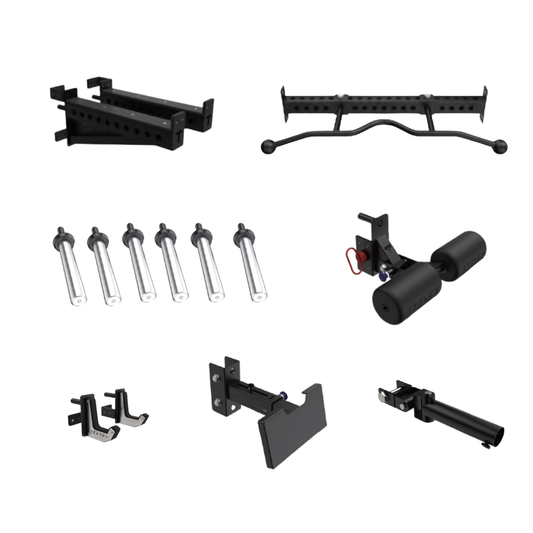 PowerBells custom-built functional trainer – attachments
