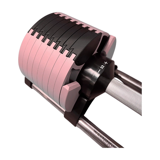 PowerBells 20 Pro adjustable dumbbells – Pink