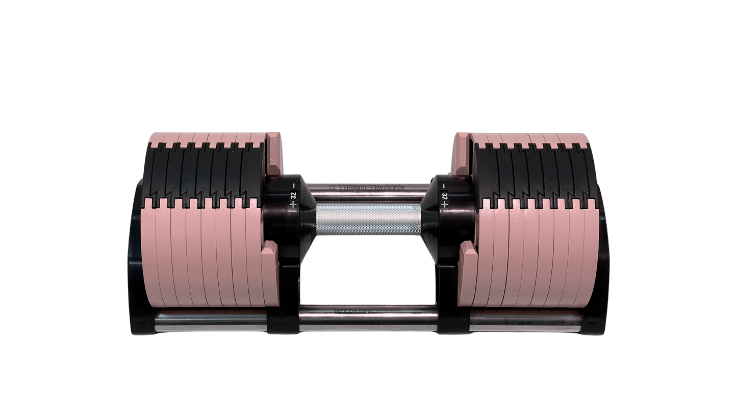 PowerBells 32 Pro – Steel Adjustable Dumbbells | 2kg Increments - Single