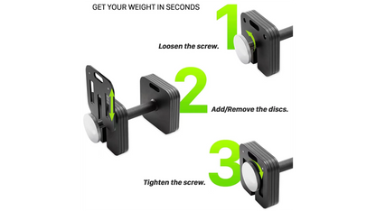 PowerBells 36 Forge – Adjustable Dumbbells| Slam-Resistance | 2kg Increment | Pair PowerBells