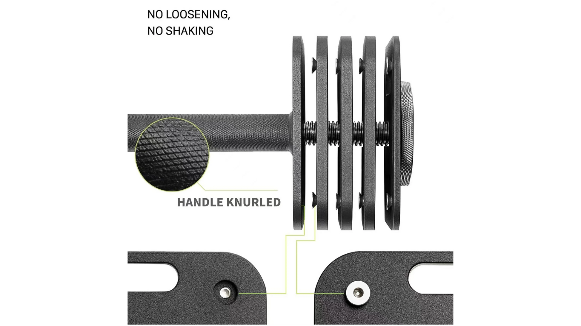 PowerBells 36 Forge – Adjustable Dumbbells| Slam-Resistance | 2kg Increment | Pair PowerBells