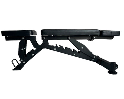 PowerBells Bench Flex – Adjustable Bench | Foldable Headrest | Decline Angle PowerBells