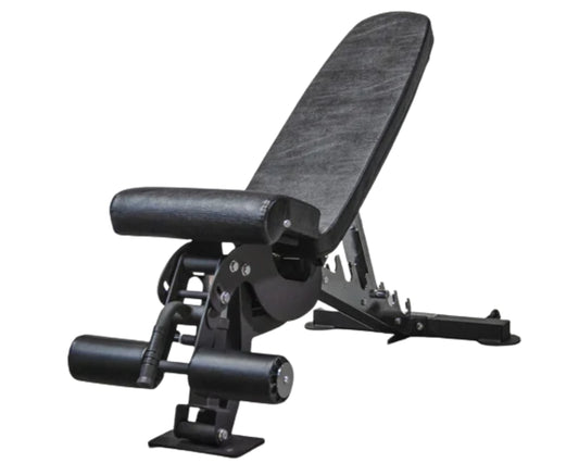 PowerBells Bench CoreMaster – Adjustable Bench | with Footrest | Decline Angles PowerBells
