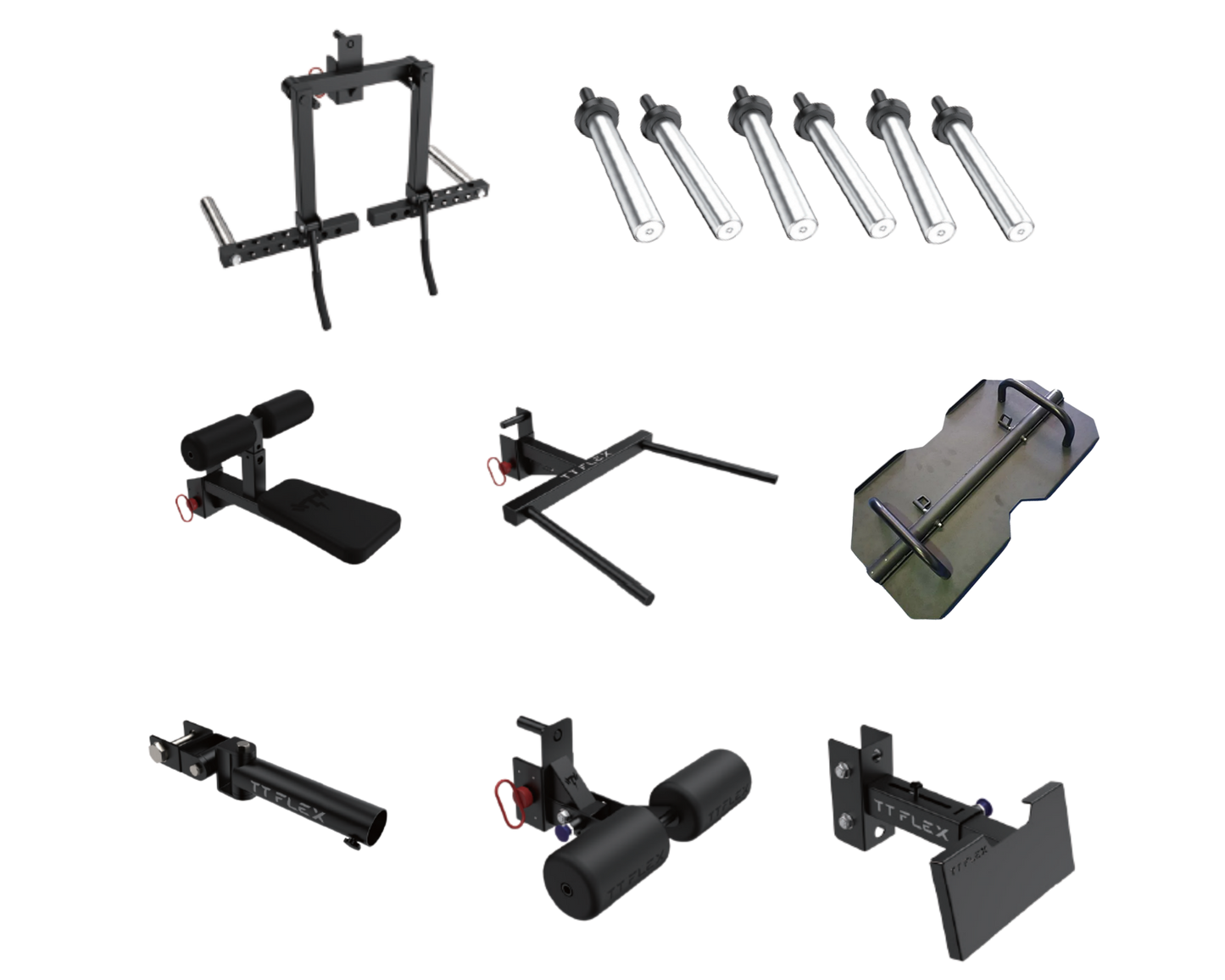 Functional Trainer with Cable and Tile Smith Machine PowerBells