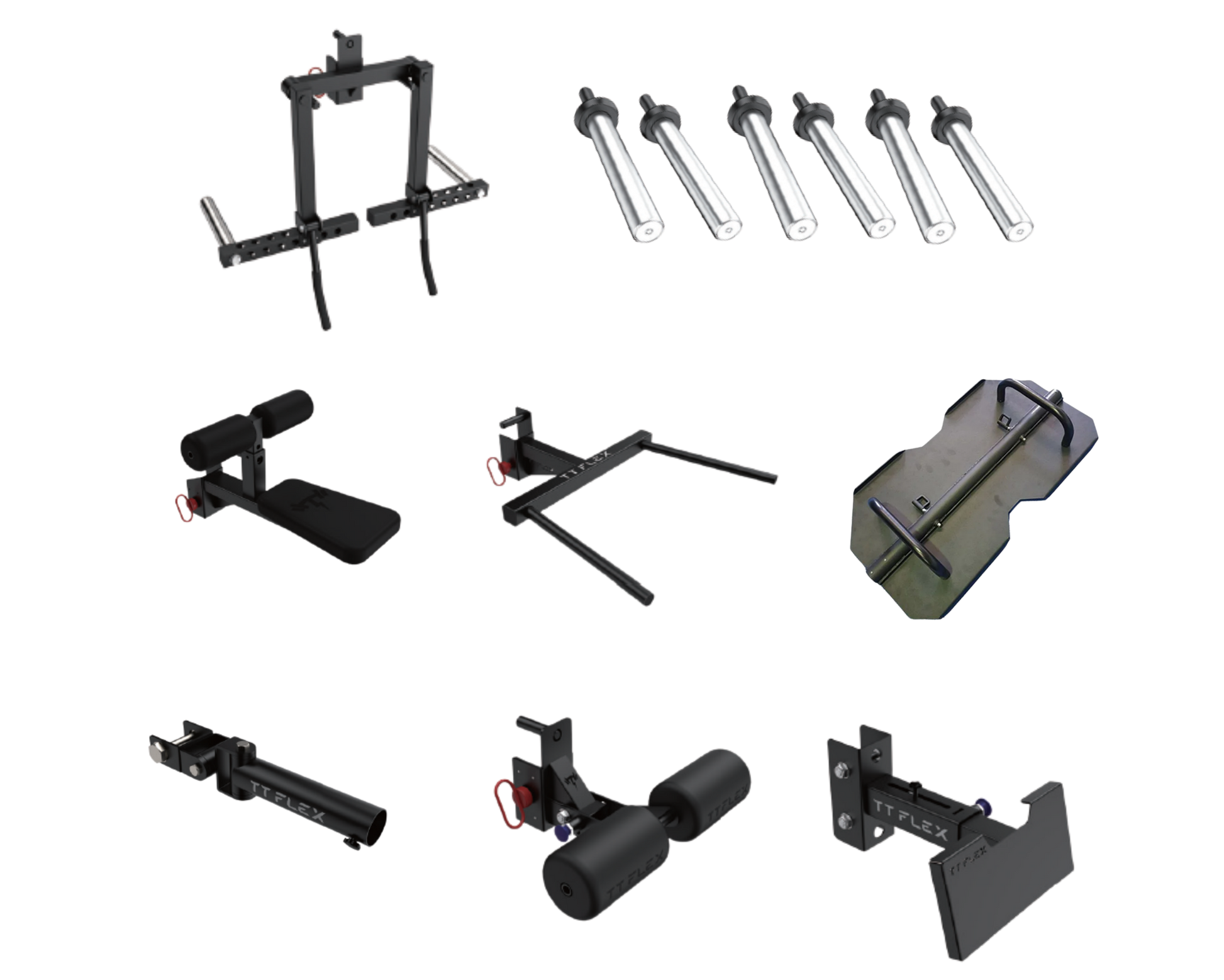 Functional Trainer with Cable and Tile Smith Machine PowerBells