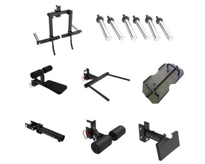 Functional Trainer with Cable and Tile Smith Machine PowerBells