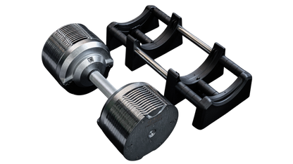 PowerBells 41 Extreme – Adjustable Dumbbells | Electroplating Steel | Pair PowerBells