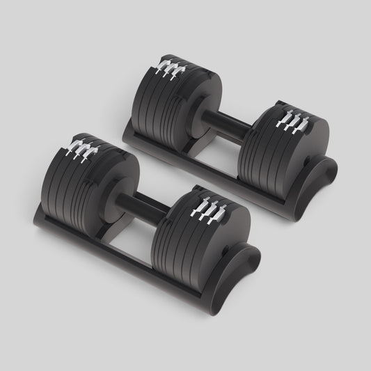 PowerBells 40 IronMax  – Adjustable Dumbbells 40kg | 2kg Increments | Pair