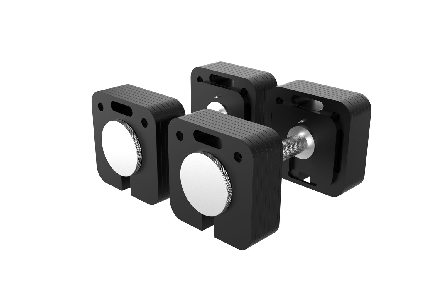 PowerBells 45 Forge Generation 2 – Adjustable Dumbbells | Slam-Resistance | 1kg Increment | Pair