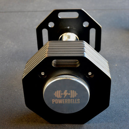 PowerBells 45 Forge Generation 2 – Adjustable Dumbbells | Slam-Resistance | 1kg Increment | Pair