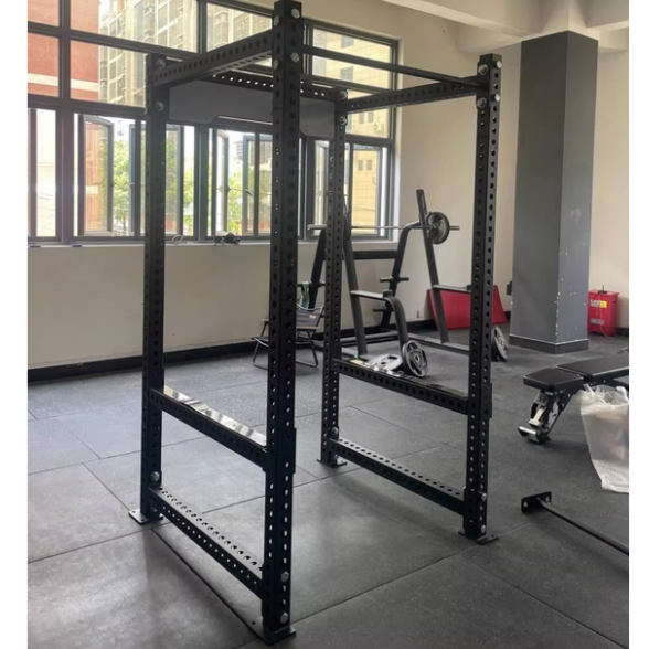 Power Cage - Commercial Grade Full Frame Squat Rack for Home Gym