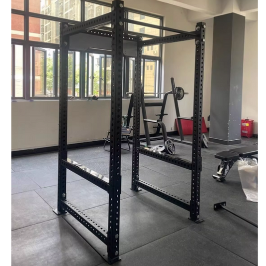 Power Cage - Commercial Grade Full Frame Squat Rack for Home Gym
