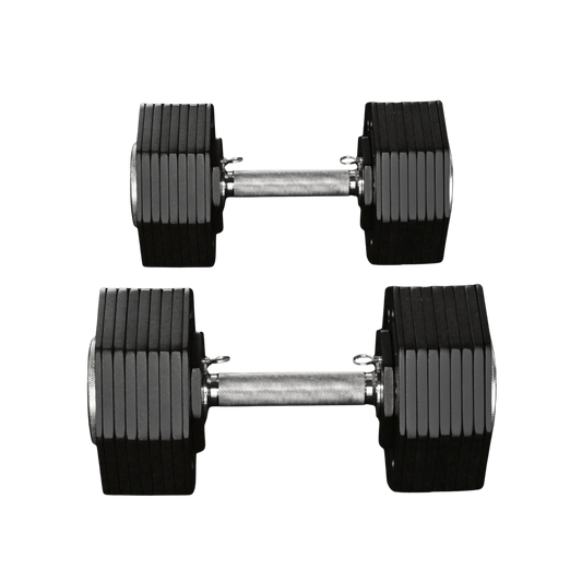 PowerBells 36 Forge Generation 2 – Adjustable Dumbbells | Slam-Resistance | 1kg Increment | Pair