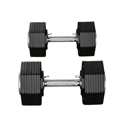 PowerBells 36 Forge Generation 2 – Adjustable Dumbbells | Slam-Resistance | 1kg Increment | Pair