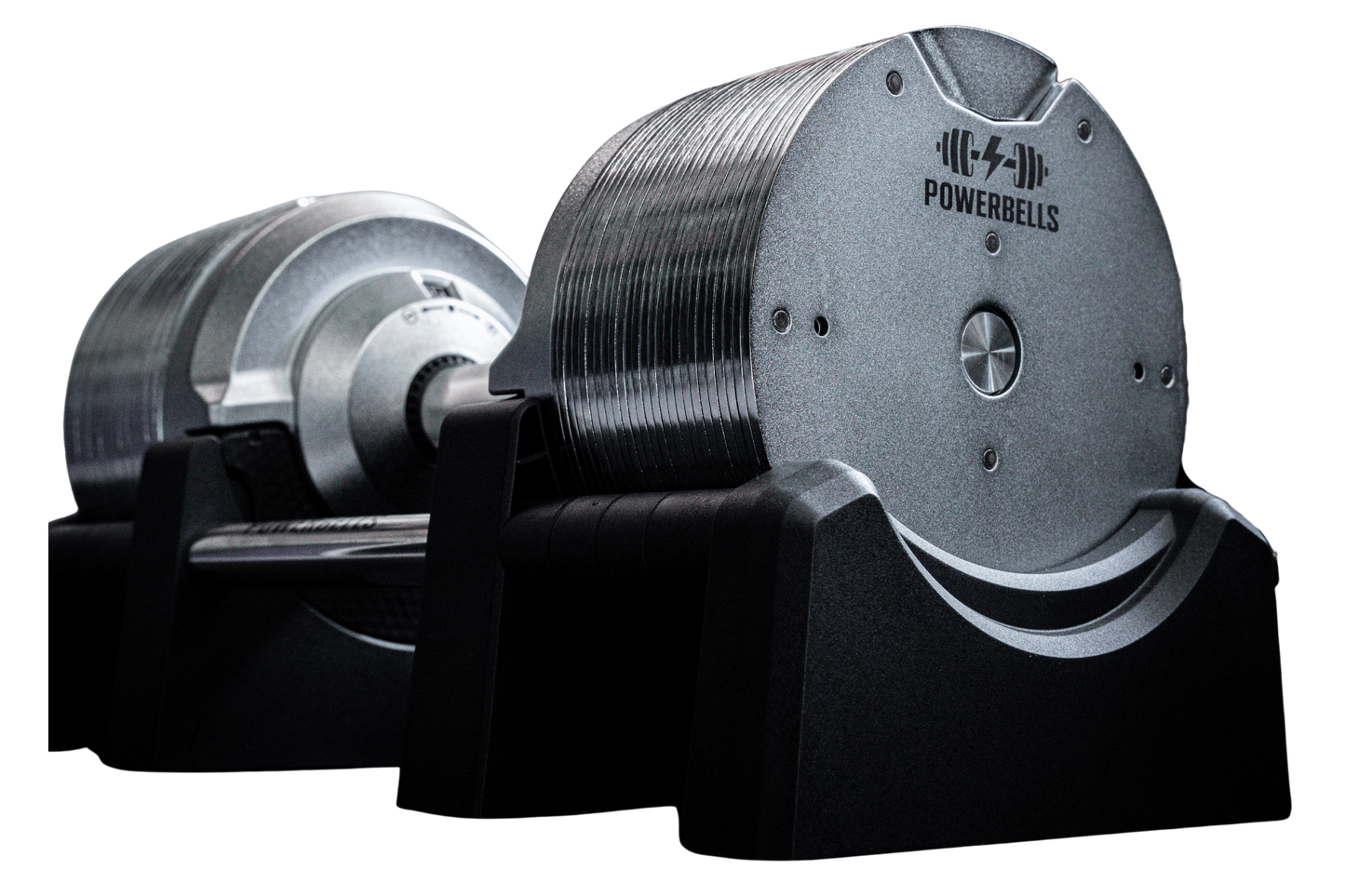 PowerBells 41 Extreme – Adjustable Dumbbells | Electroplating Steel | Pair PowerBells