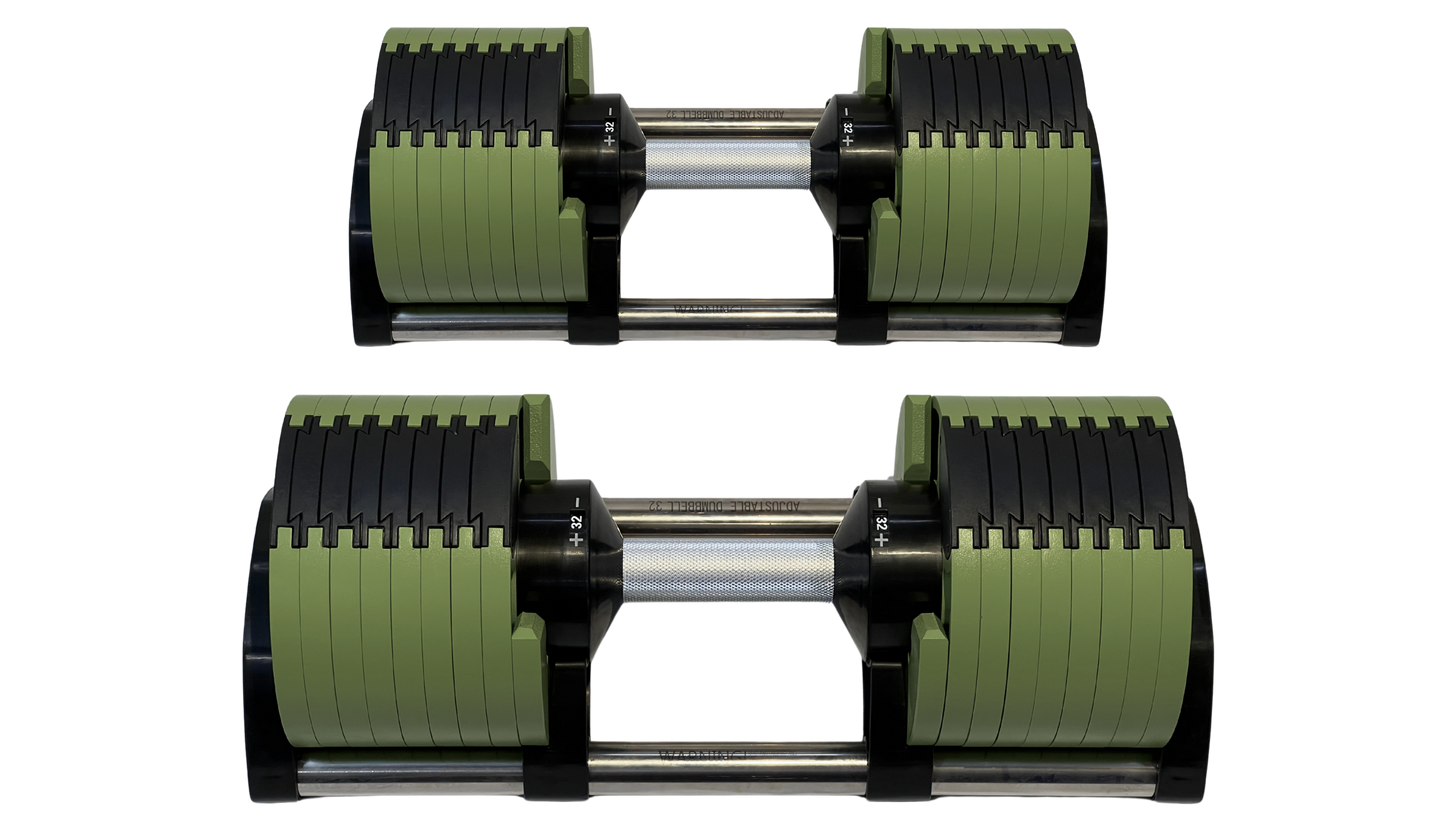PowerBells 32 Pro – 2kg Increments | Steel | Pair