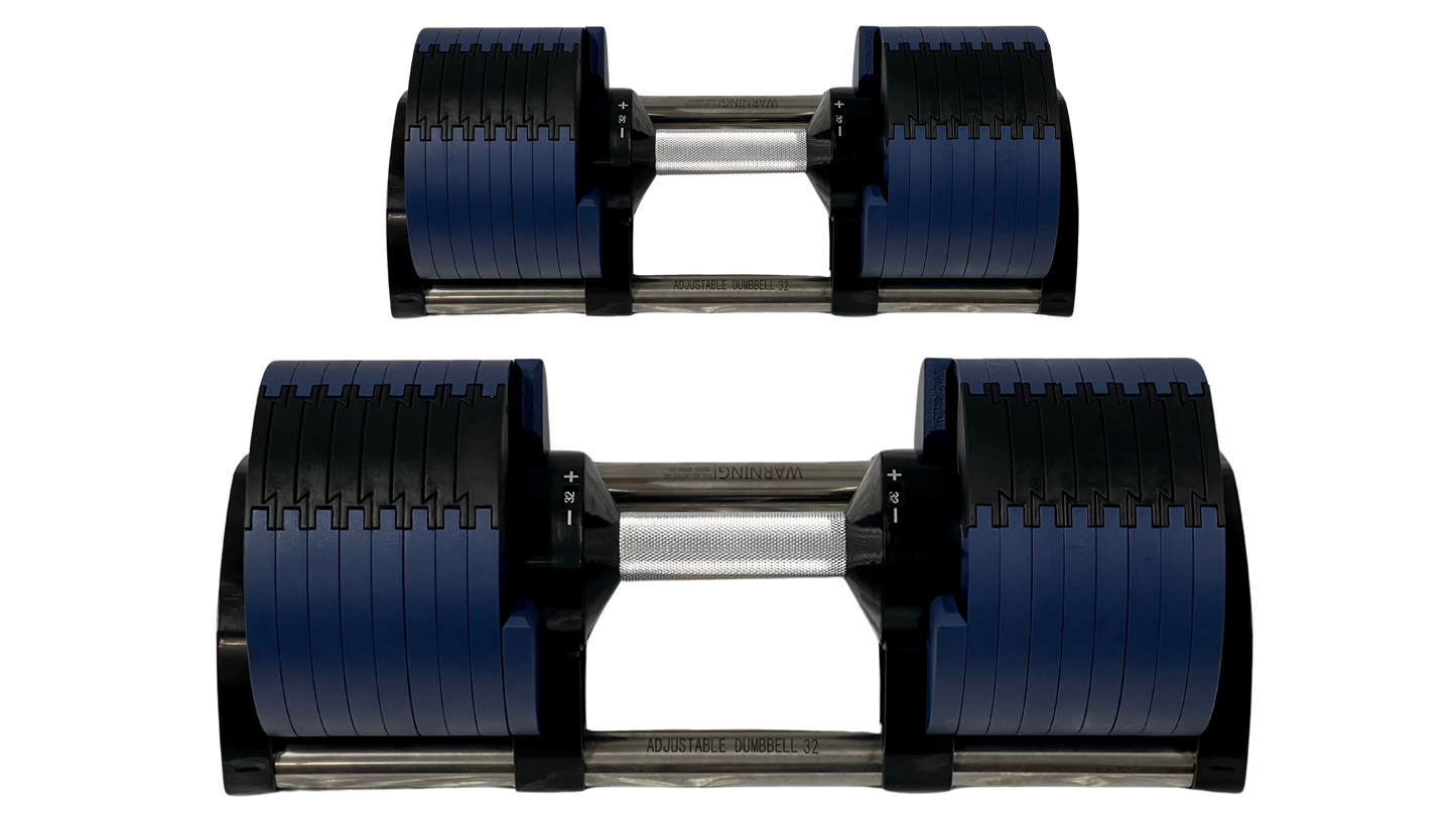 PowerBells 32 Pro – 2kg Increments | Steel | Pair