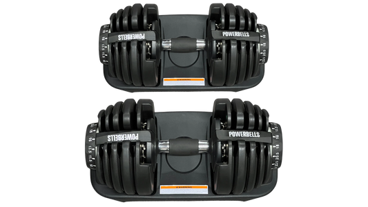 PowerBells 24 – Adjustable Dumbbells | 1-2kg Increments | Pair PowerBells