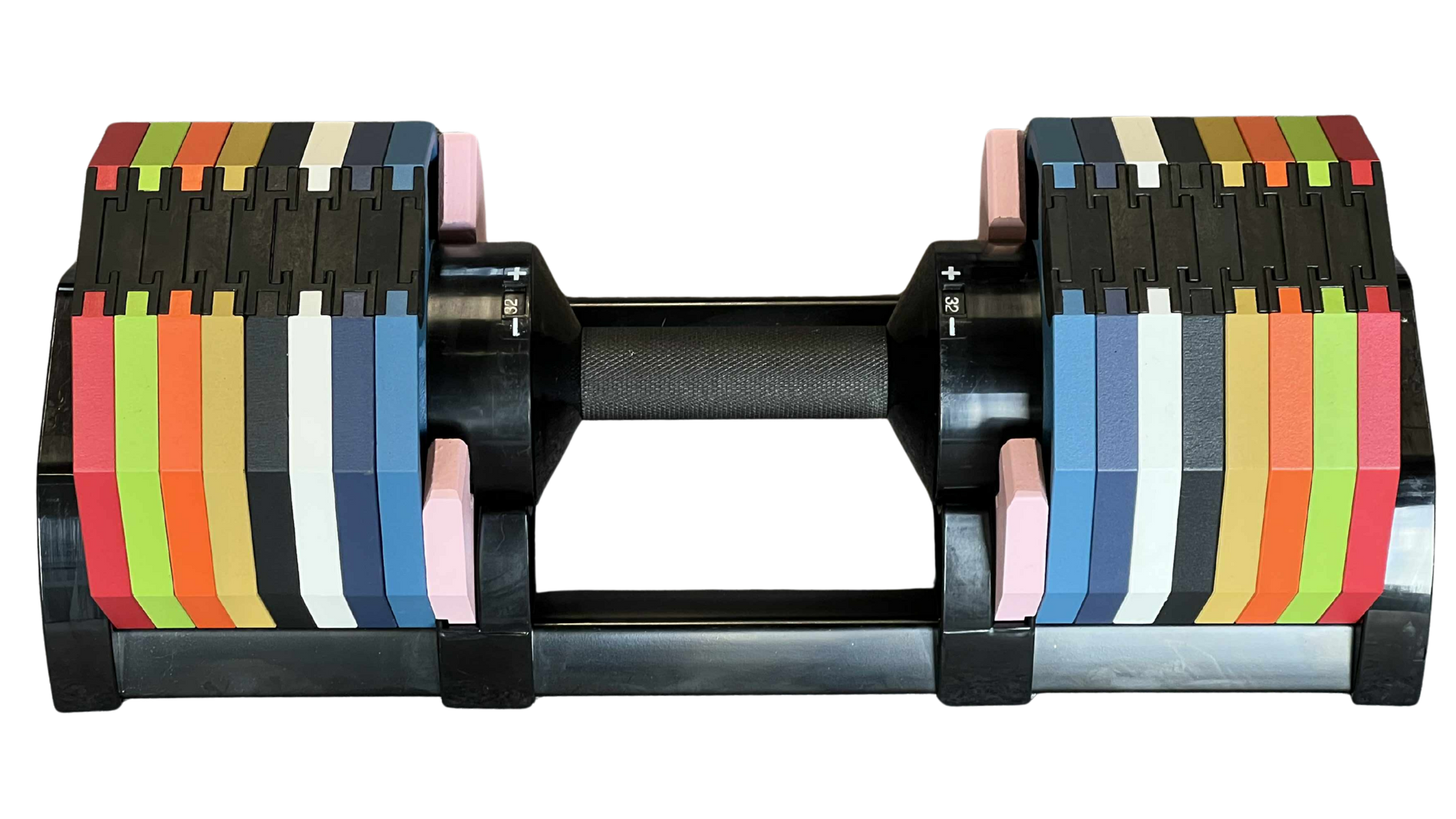 PowerBells 32 Pro – Decagonal Dumbbells | 2kg Increments | Pair PowerBells