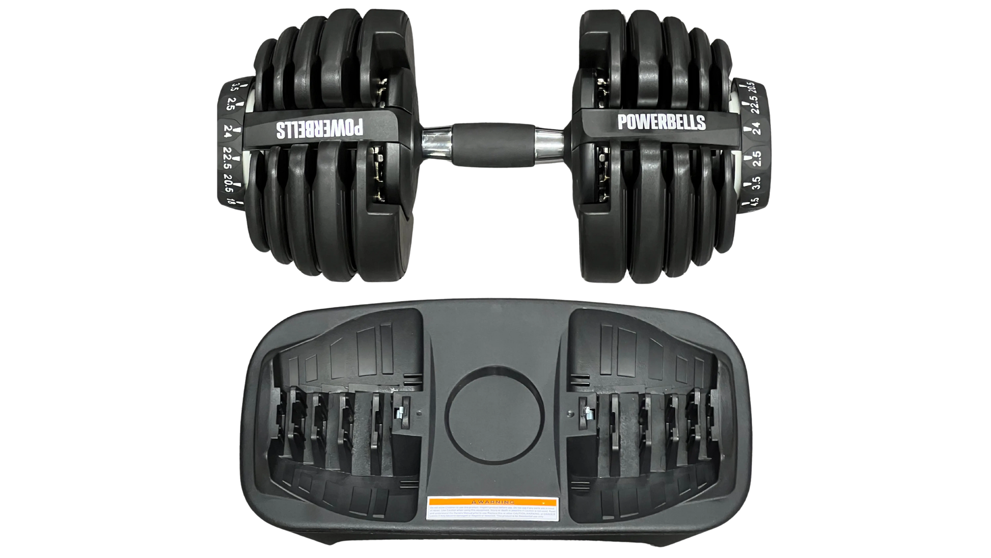 PowerBells 24 – Adjustable Dumbbells | 1-2kg Increments | Pair PowerBells