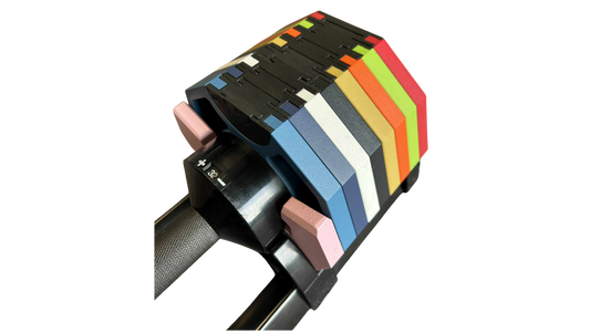 PowerBells 32 Pro – Decagonal Dumbbells | 2kg Increments | Pair PowerBells