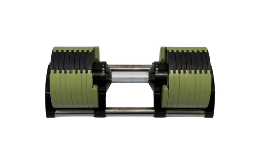 PowerBells 32 Pro – Steel Adjustable Dumbbells | 2kg Increments - Single