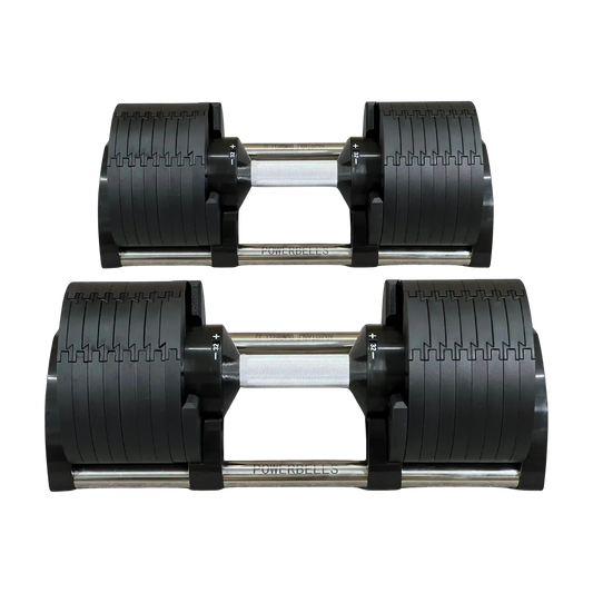 PowerBells 32 Pro adjustable dumbbells – Black