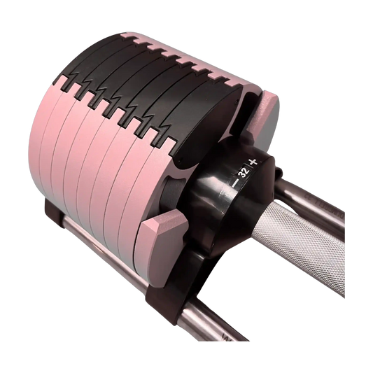 PowerBells 24 Pro adjustable dumbbells – Pink