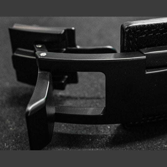 PowerBells 13mm lever lifting belt – lever close-up
