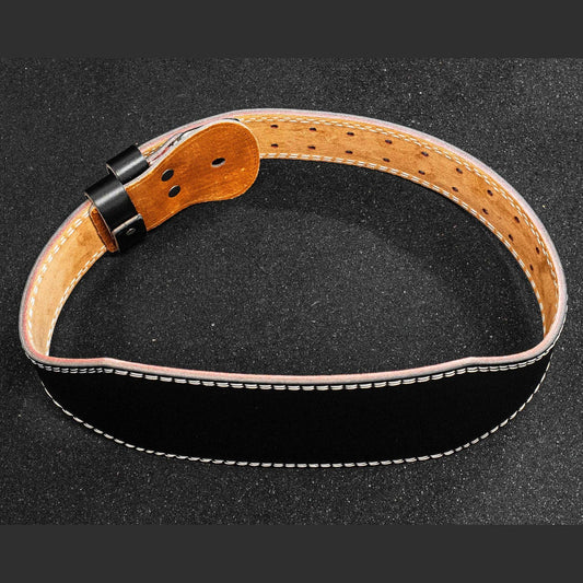 PowerBells premium leather gym belt