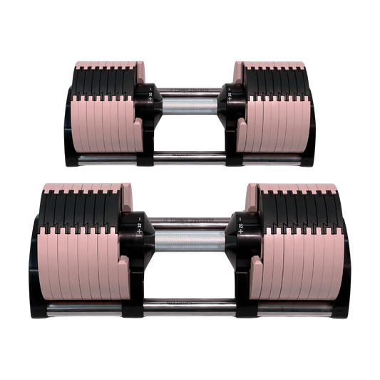 PowerBells 20 Pro adjustable dumbbells – Pink