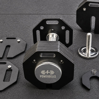 PowerBells 45 Forge Gen 2 adjustable dumbbells – Octagonal